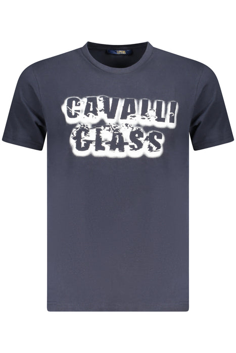 Cavalli Class Short Sleeve T-Shirt Men Blue