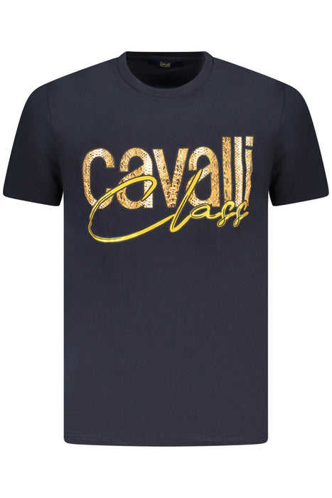 Cavalli Class Short Sleeve T-Shirt Men Blue