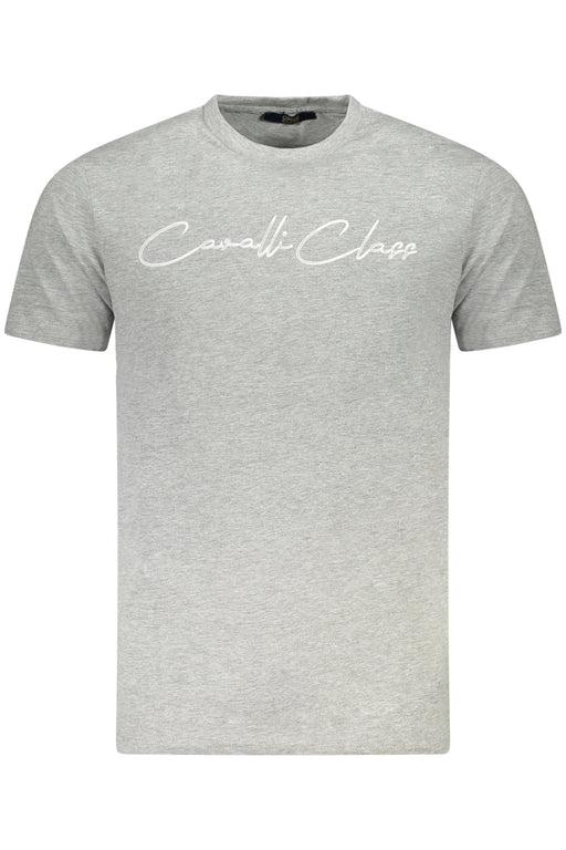 Cavalli Class Short Sleeve T-Shirt Men Grey