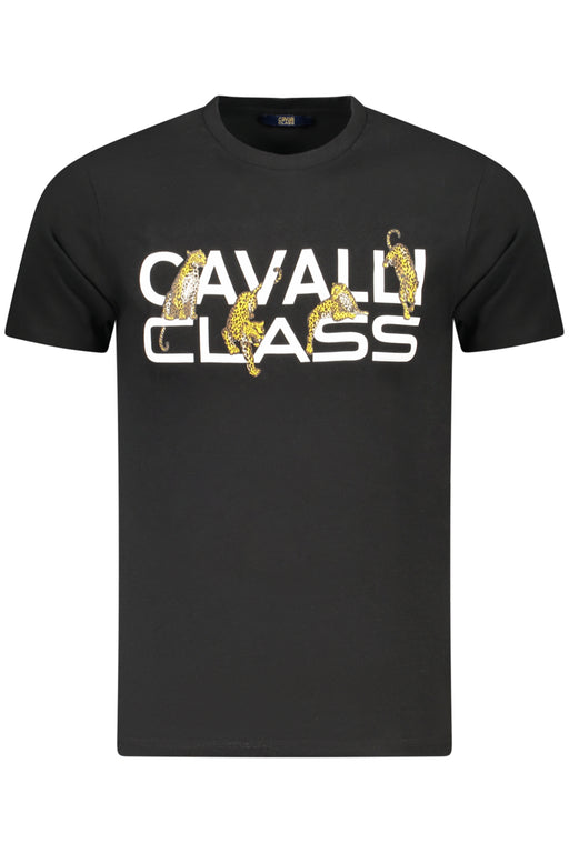 Cavalli Class Short Sleeve T-Shirt Men Black