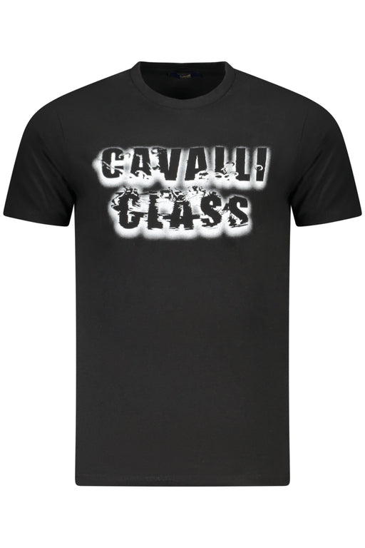 Cavalli Class Short Sleeve T-Shirt Men Black