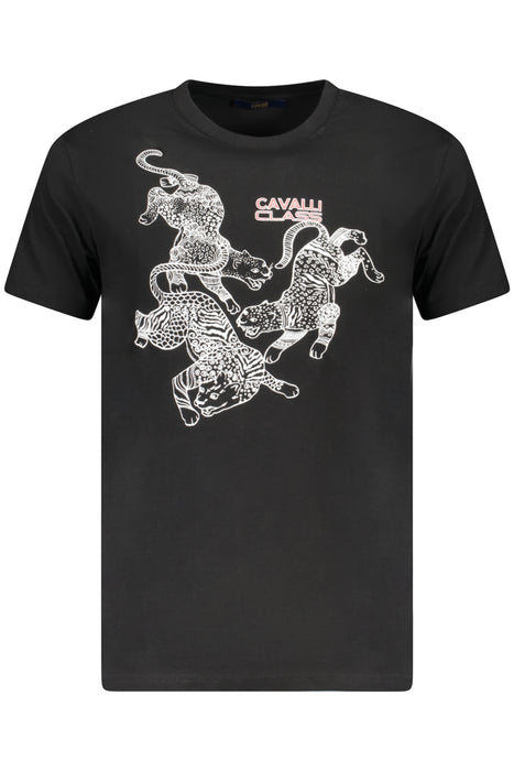 Cavalli Class Short Sleeve T-Shirt Men Black