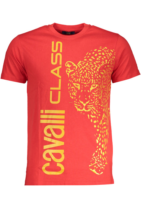 Cavalli Class Mens Short Sleeve T-Shirt Red