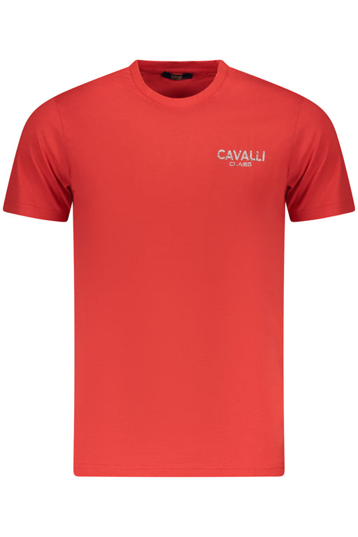 Cavalli Class Short Sleeve T-Shirt Men Red