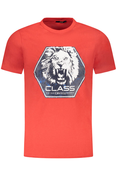 Cavalli Class Short Sleeve T-Shirt Men Red