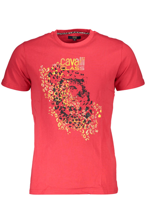 Cavalli Class T-Shirt Short Sleeve Man Red