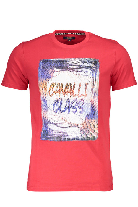 Cavalli Class Short Sleeve T-Shirt Men Red