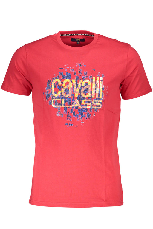 Cavalli Class Short Sleeve T-Shirt Men Red