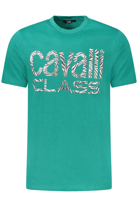 Cavalli Class Short Sleeve T-Shirt Men Green