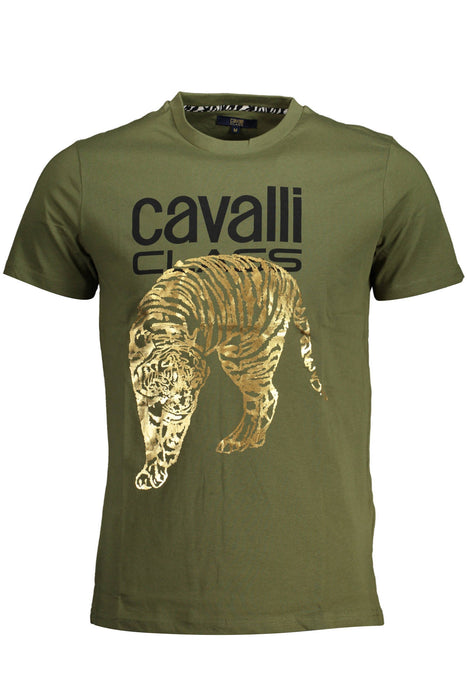 Cavalli Class T-Shirt Short Sleeve Man Green