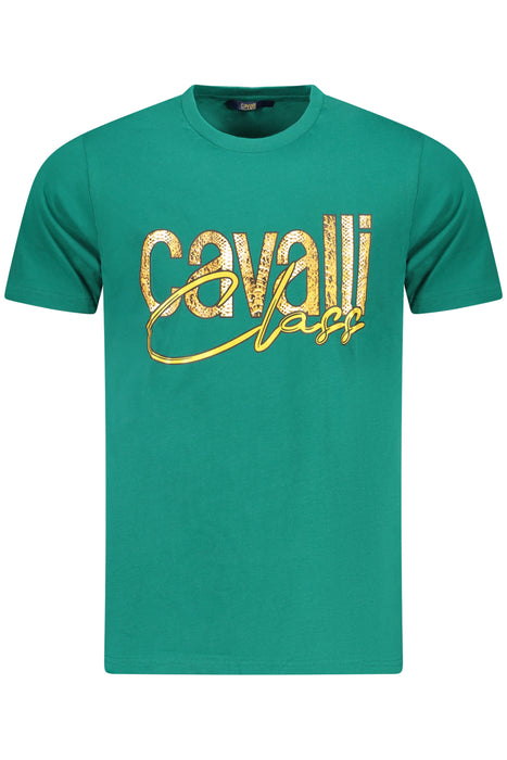 Cavalli Class Short Sleeve T-Shirt Men Green