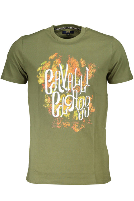 Cavalli Class Short Sleeve T-Shirt Men Green