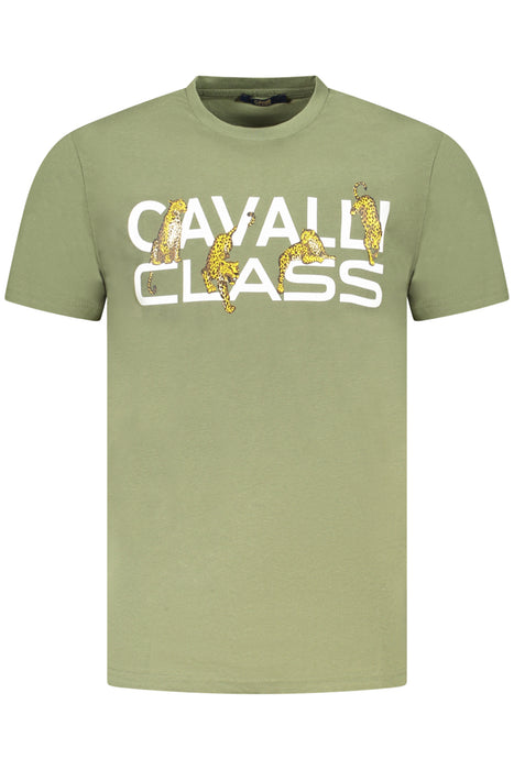Cavalli Class Short Sleeve T-Shirt Men Green
