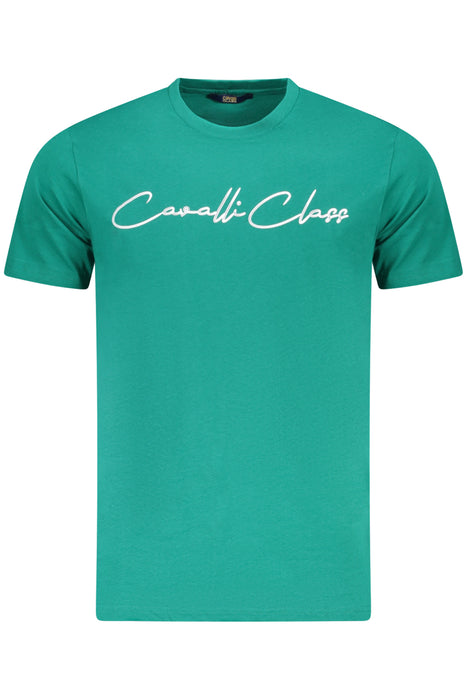 Cavalli Class Short Sleeve T-Shirt Men Green