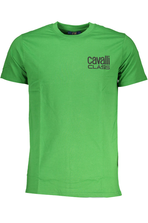 Cavalli Class Green Mens Short Sleeved T-Shirt