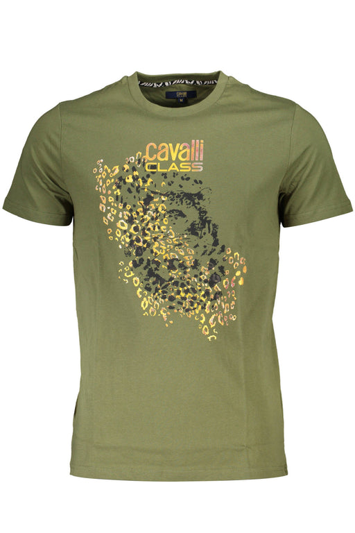 Cavalli Class Short Sleeve T-Shirt Men Green