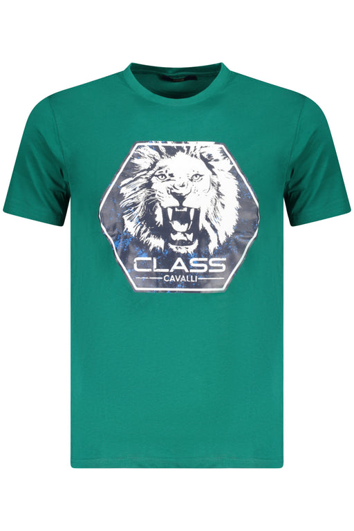 Cavalli Class Short Sleeve T-Shirt Men Green