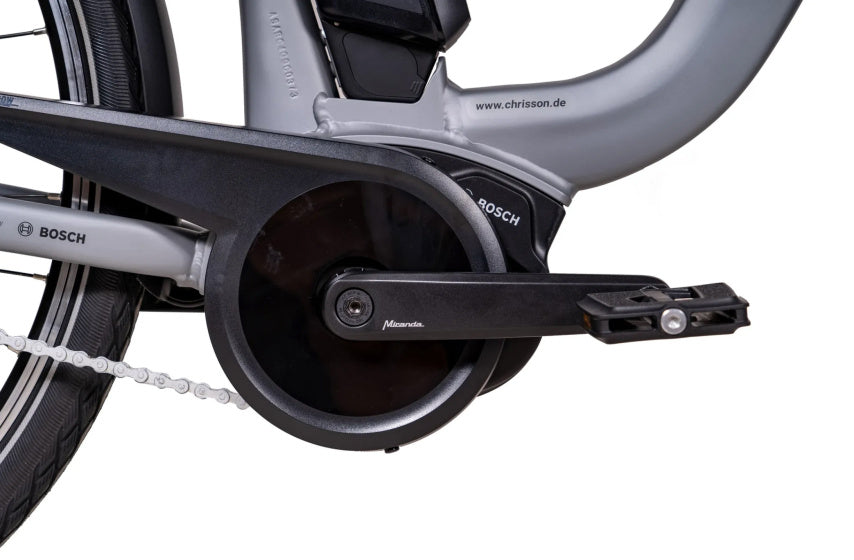 E-Cassiopea 28 Inch 50 cm Women 7SP Rim Brakes Silver grey,