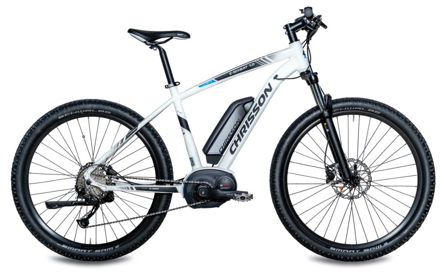 E-Scheat 27.5 Inch 48 cm Men 9SP Hydraulic Disc Brake White, Online σε Προσφορά Outlet Καταστήματος με μεγάλη έκπτωση και στην καλύτερη τιμή