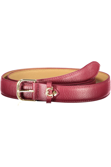 Coccinelle Womens Purple Leather Belt