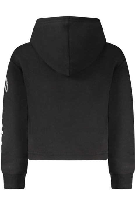 Converse Girls' Zip-Up Hoodie, Black