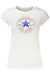 Converse Girls' Short-Sleeved T-Shirt, White