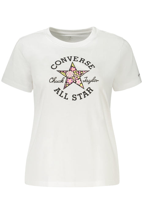 Converse Girls' Short-Sleeved T-Shirt, White