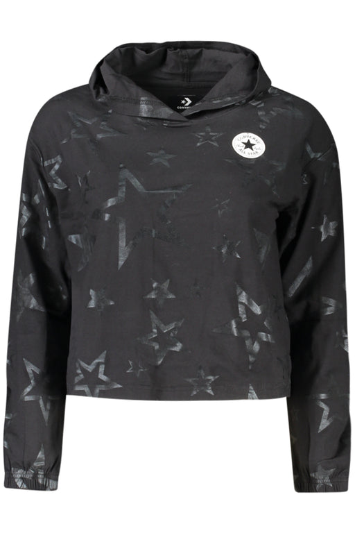 Converse Girls' Long-Sleeved T-Shirt, Black