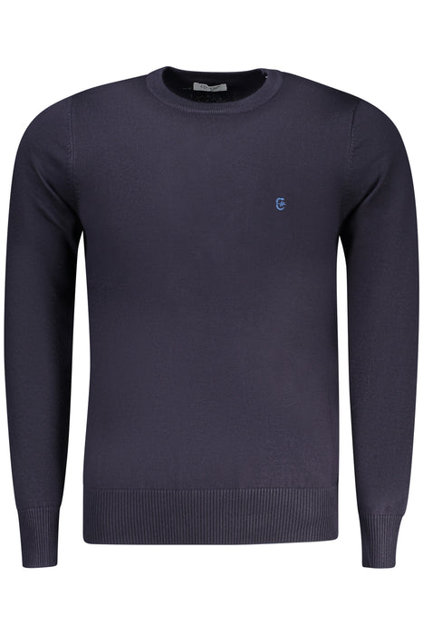 Coveri Moving Mens Blue Sweater