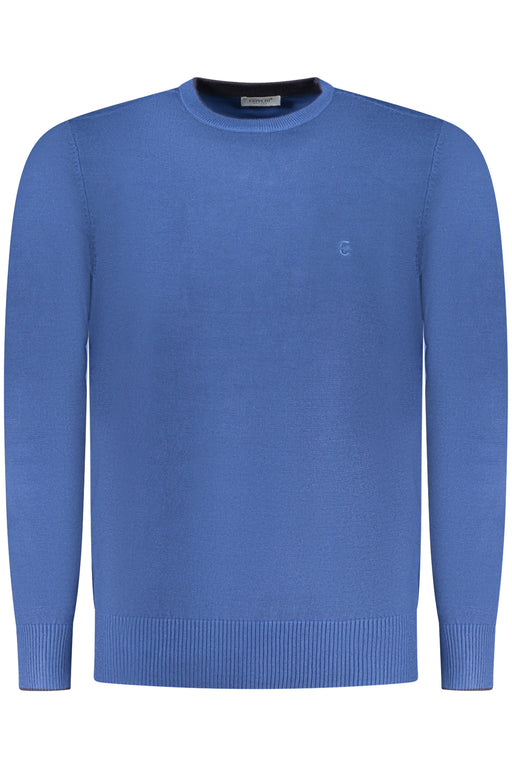 Coveri Moving Mens Blue Sweater