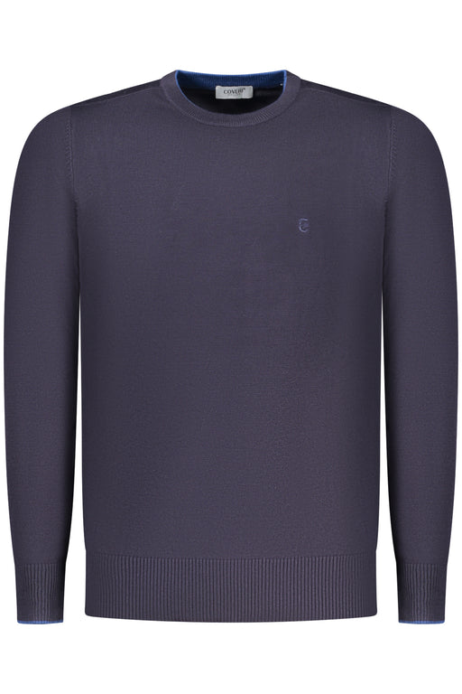 Coveri Moving Mens Blue Sweater