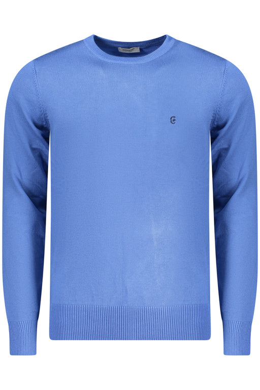 Coveri Moving Mens Blue Sweater