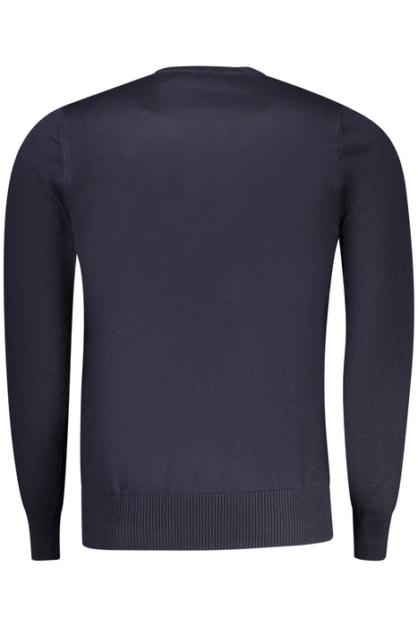 Coveri Moving Mens Blue Sweater