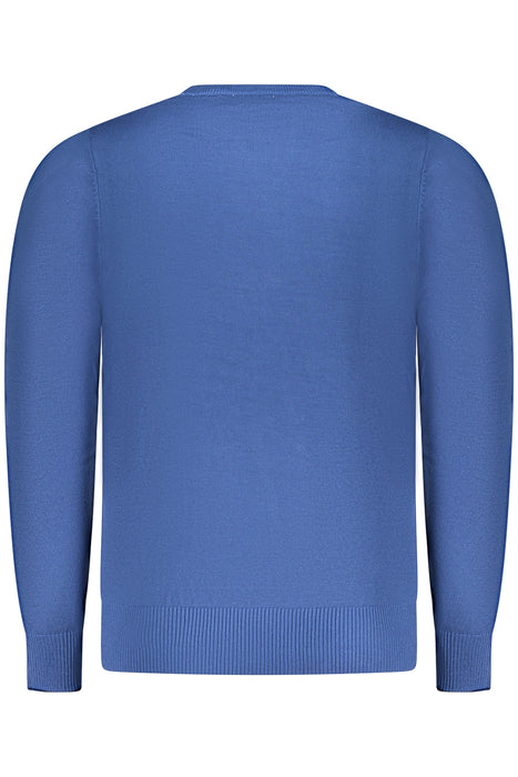 Coveri Moving Mens Blue Sweater