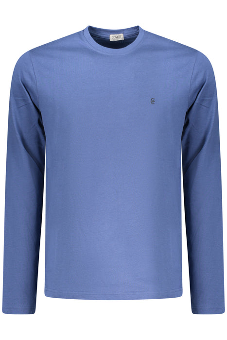 Coveri Moving Mens Long-Sleeved T-Shirt, Blue