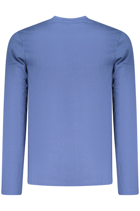 Coveri Moving Mens Long-Sleeved T-Shirt, Blue