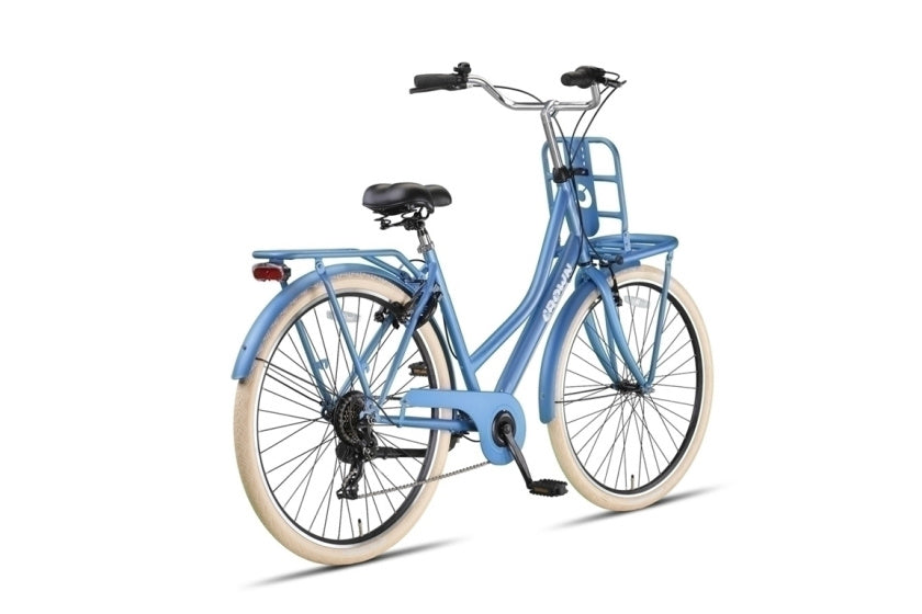 Berlin 28 Inch 53 cm Women 7SP Rim Brakes Blue,