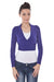Datch Shrug Long Sleeves Purple Woman