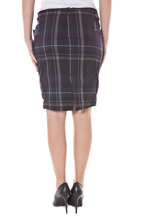 Datch Short Skirt Woman Blue
