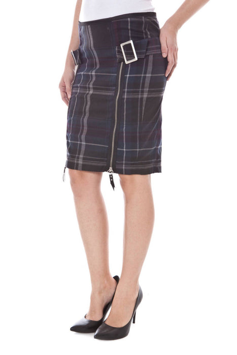 Datch Short Skirt Woman Blue