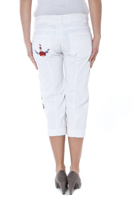Datch White Mens Bermuda Trousers
