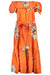 Desigual Womens Long Dress Orange