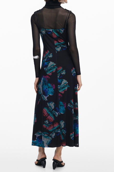 Desigual Womens Long Black Dress
