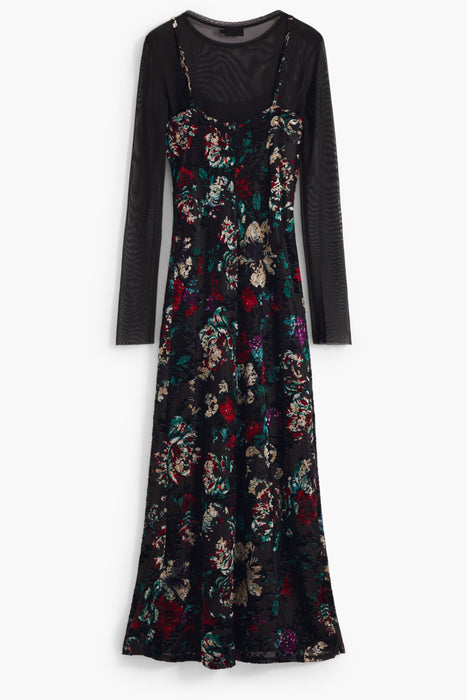 Desigual Womens Long Black Dress