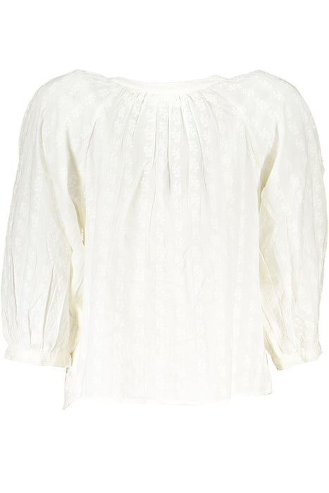 Desigual Womens Long Sleeve Shirt White