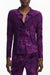 Desigual Womens Long-Sleeved Purple Shirt