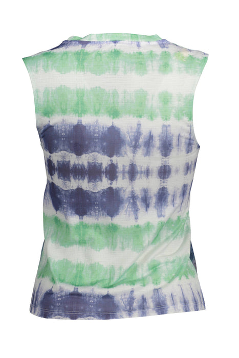 Desigual Tank Top Woman Light Blue