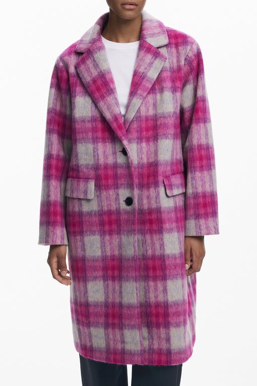 Desigual Womens Pink Coat