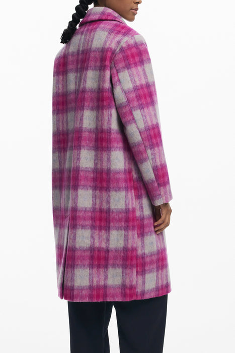 Desigual Womens Pink Coat