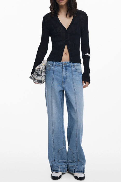 Desigual Womens Black Cardigan